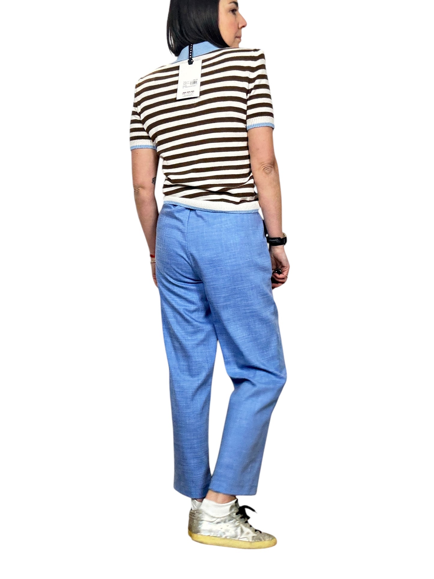 PANTALONE A GAMBA DRITTA TENSIONE IN