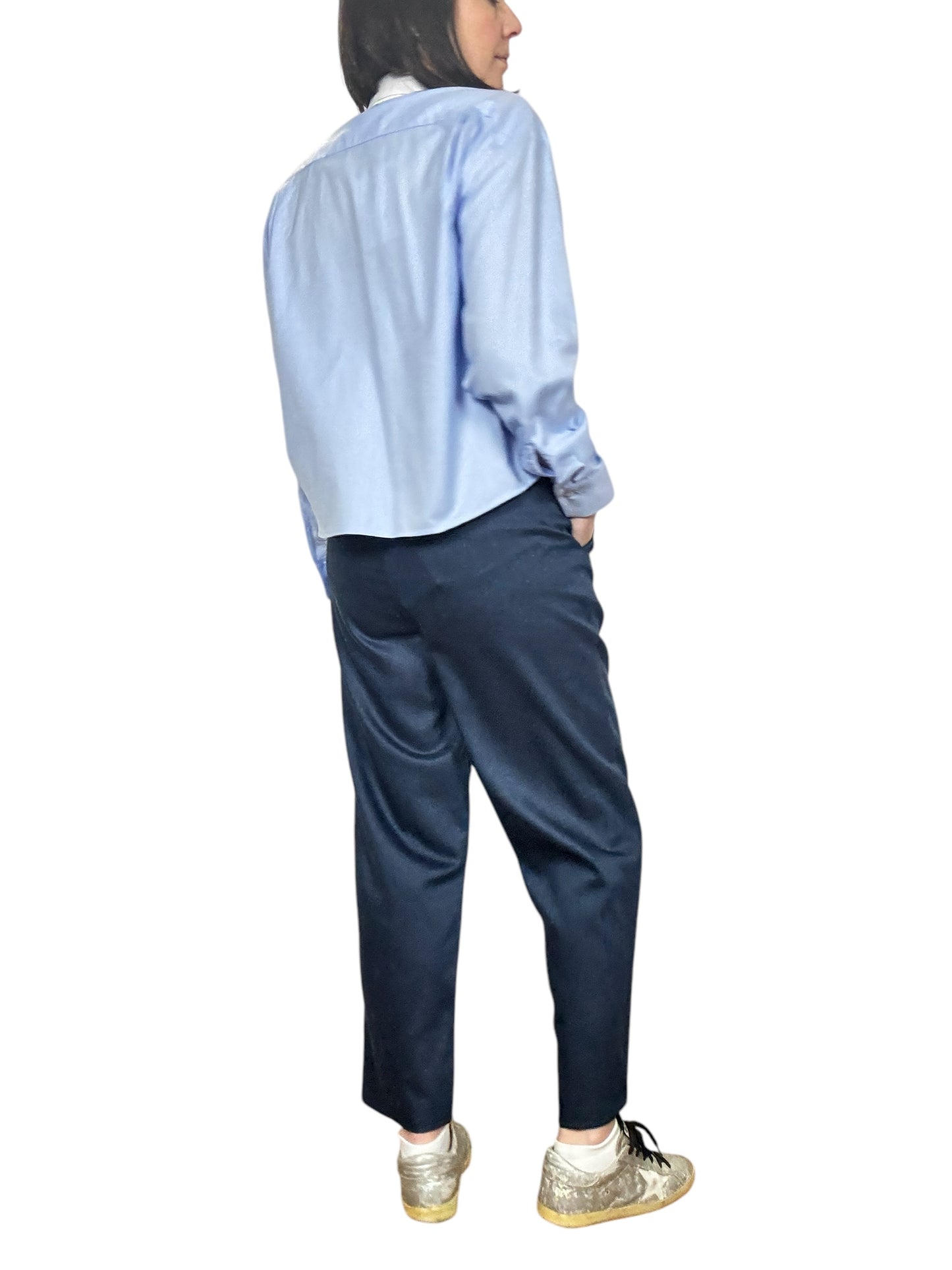 PANTALONE A GAMBA DRITTA TENSIONE IN