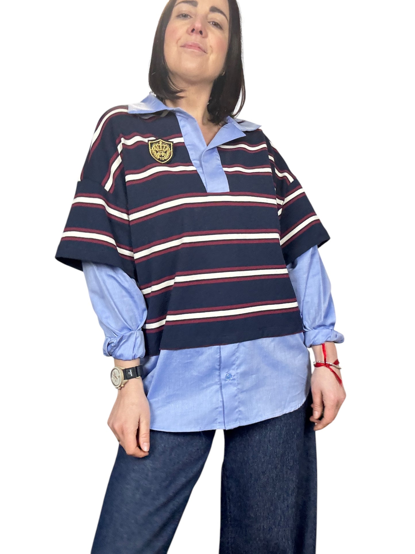 POLO RIGATA CON CAMICIA DIXIE