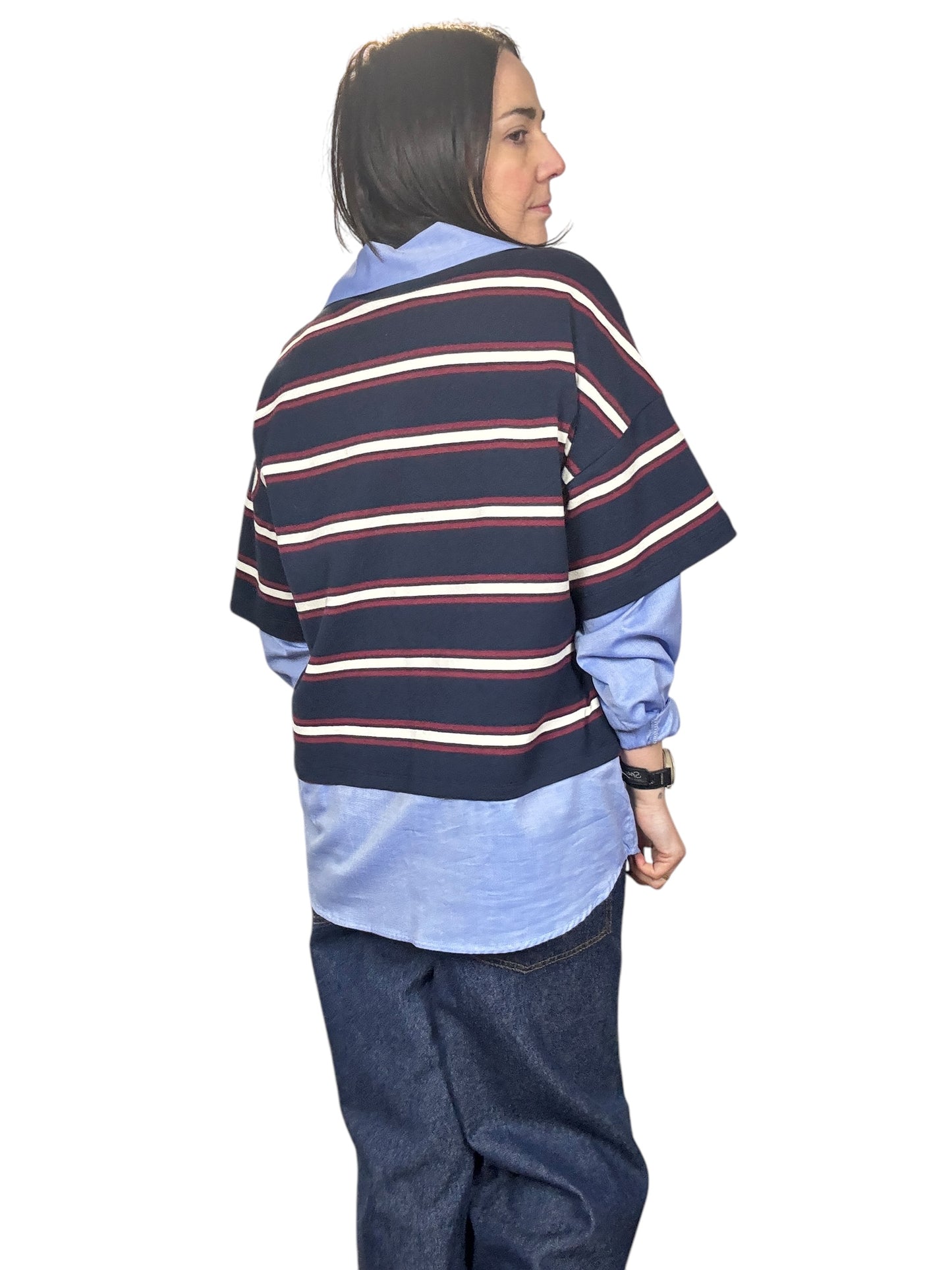 POLO RIGATA CON CAMICIA DIXIE