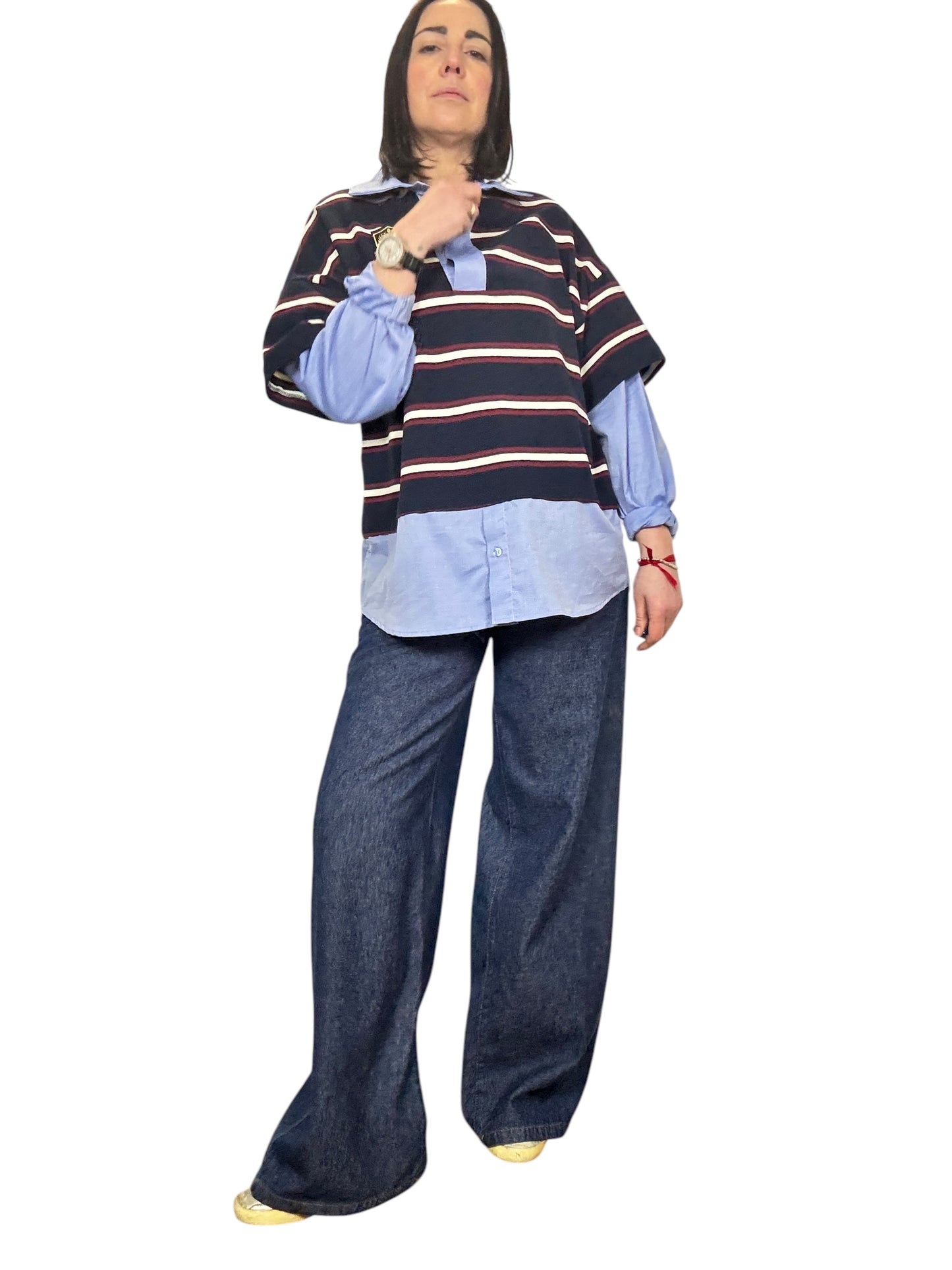 POLO RIGATA CON CAMICIA DIXIE