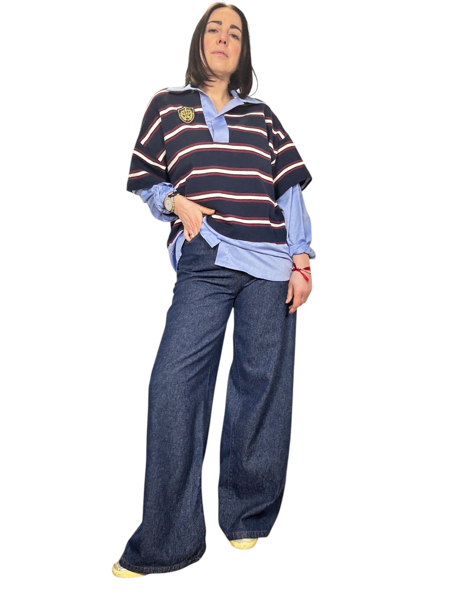 POLO RIGATA CON CAMICIA DIXIE