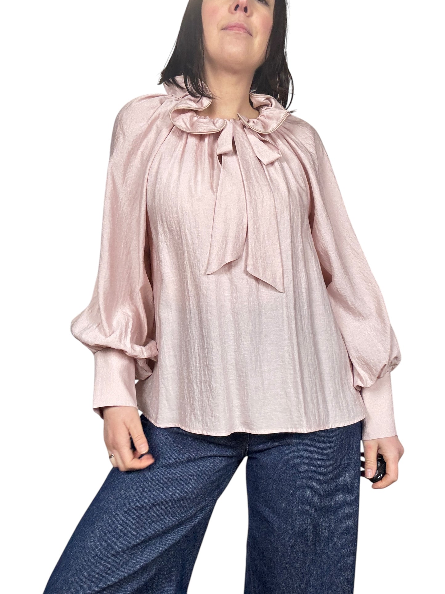 CAMICIA ARRICCIATA SUL COLLO DIXIE