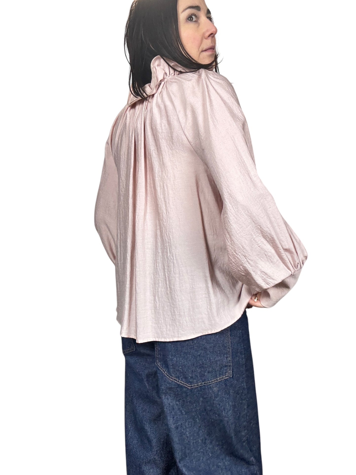 CAMICIA ARRICCIATA SUL COLLO DIXIE