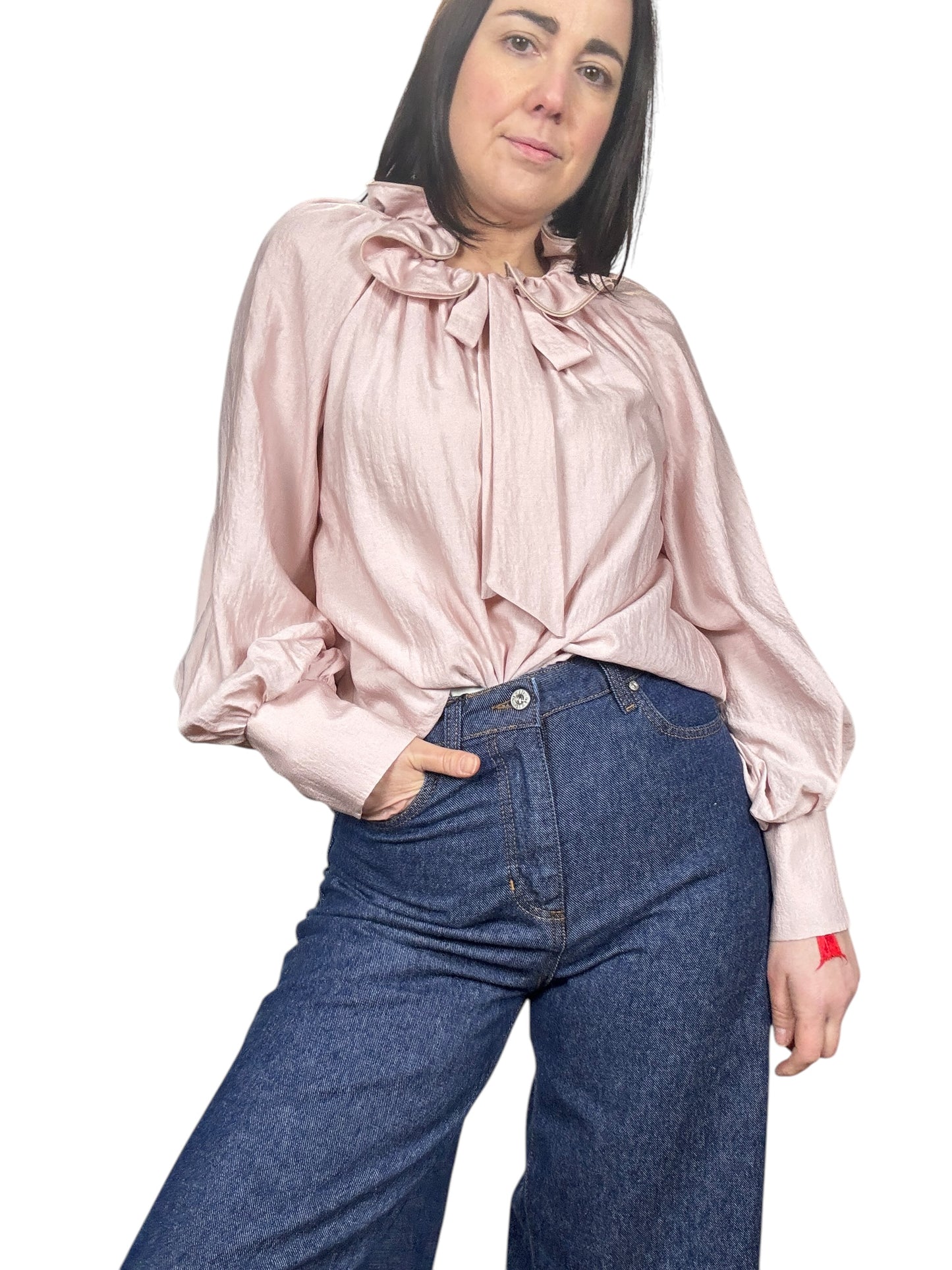 CAMICIA ARRICCIATA SUL COLLO DIXIE