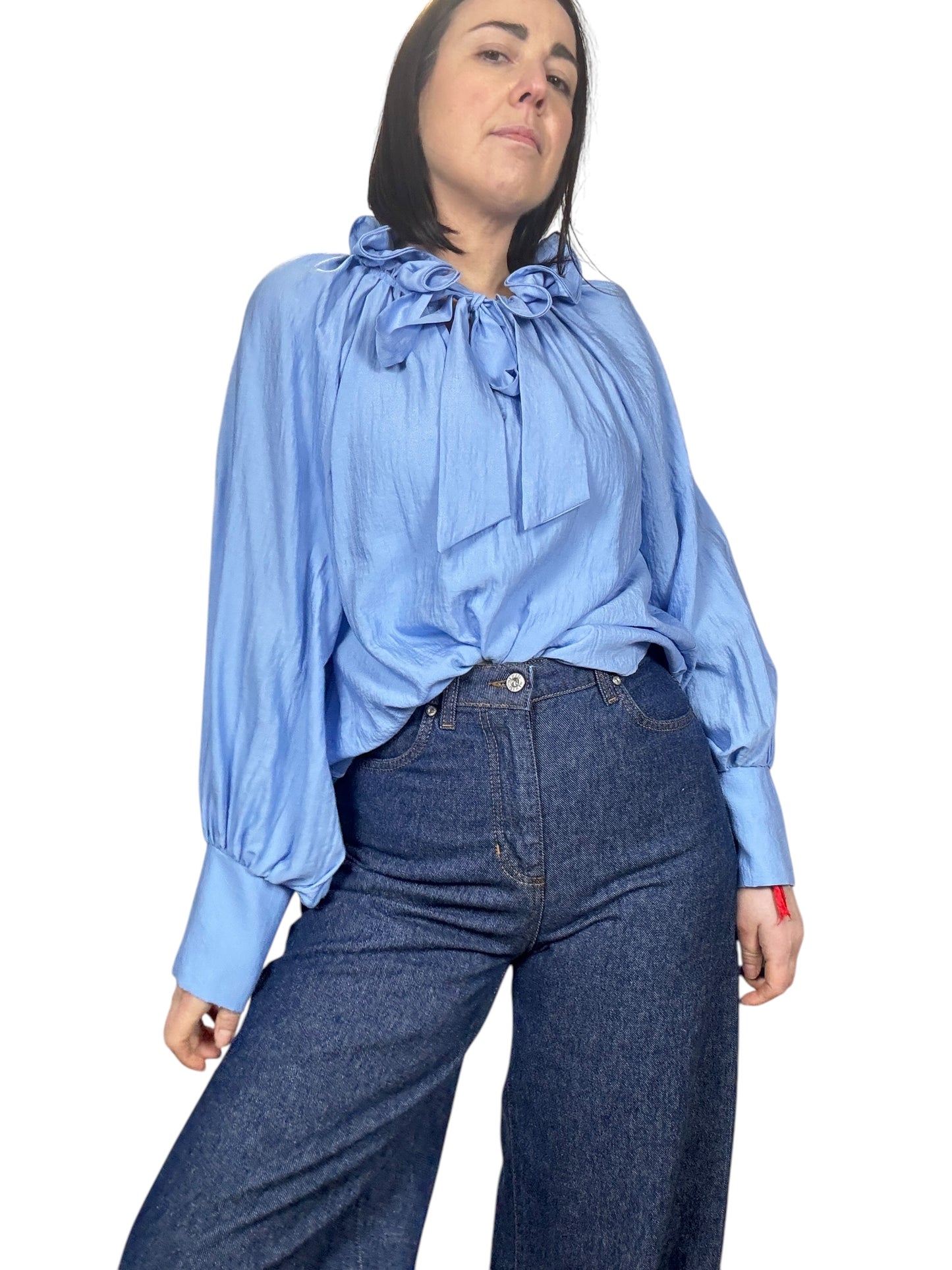 CAMICIA ARRICCIATA SUL COLLO DIXIE