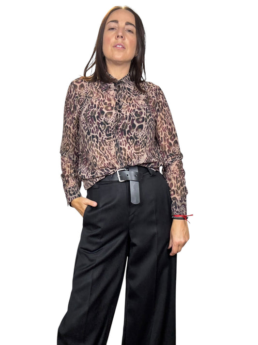 CAMICIA STAMPA MACULATA PICCOLA SUSY MIX