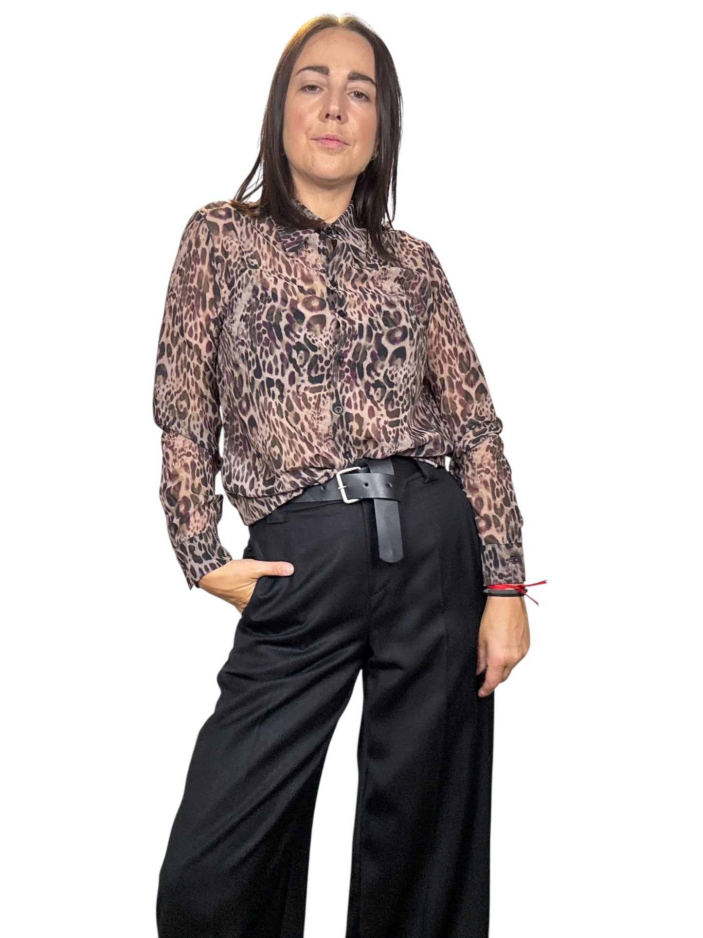 CAMICIA STAMPA MACULATA PICCOLA SUSY MIX