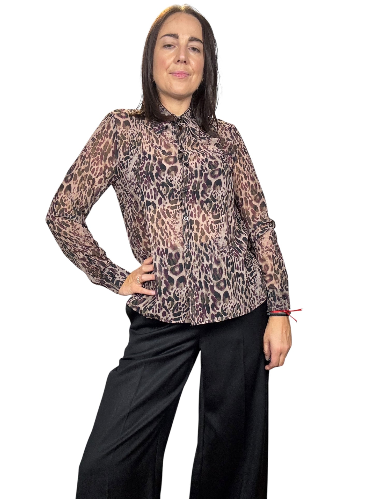 CAMICIA STAMPA MACULATA PICCOLA SUSY MIX