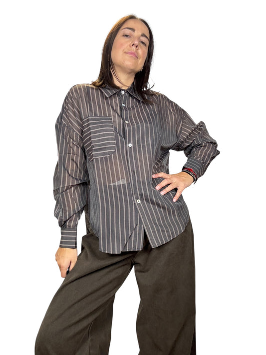 CAMICIA GESSATA OVERSIZE SUSY MIX
