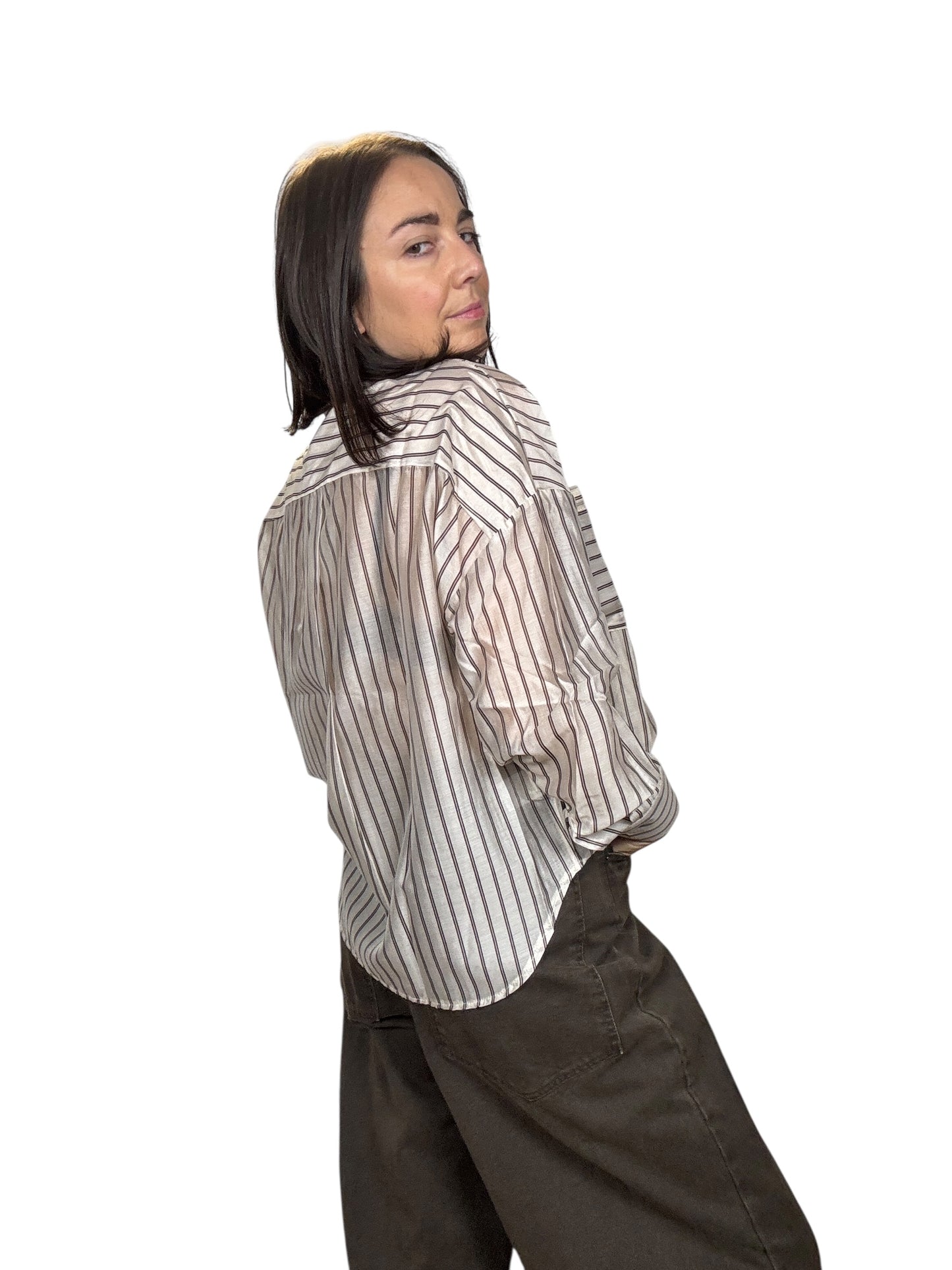 CAMICIA GESSATA OVERSIZE SUSY MIX