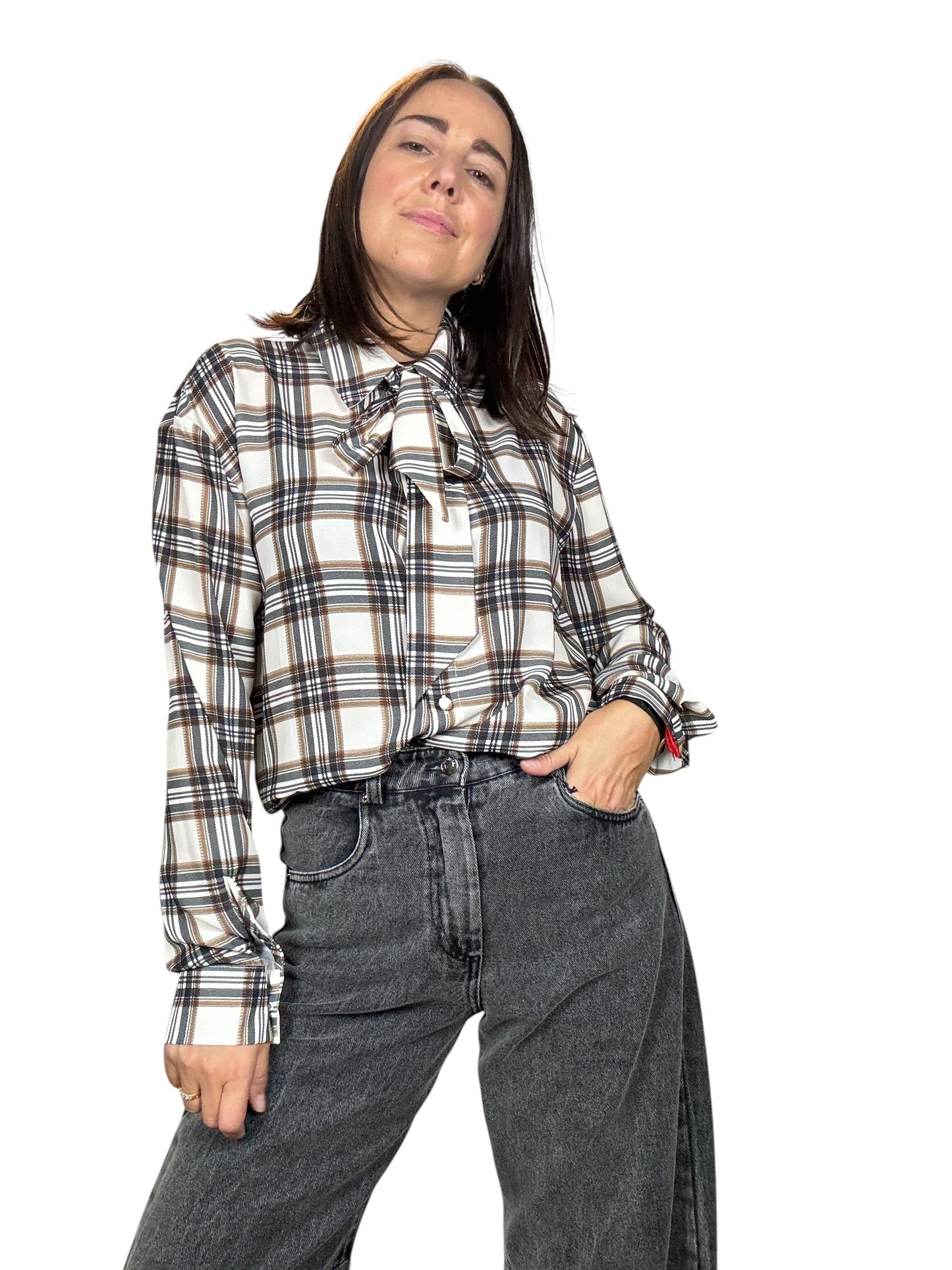 CAMICIA A QUADRI TENSIONE IN