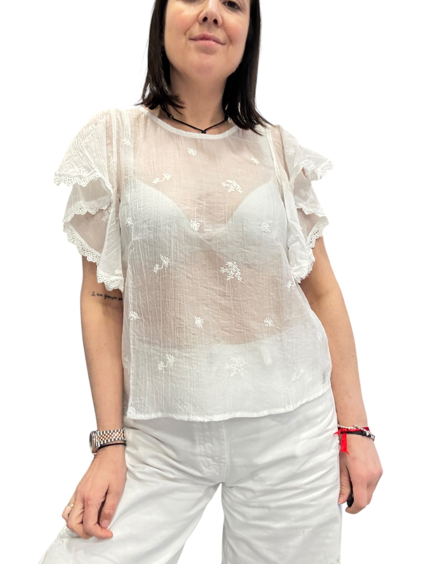 CAMICIA RICAMATA SUSY MIX