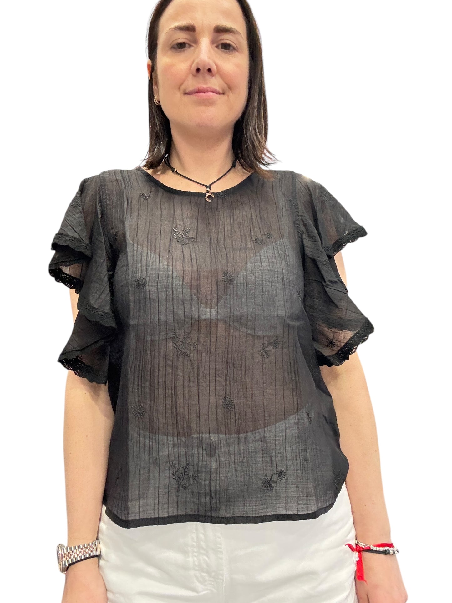 CAMICIA RICAMATA SUSY MIX