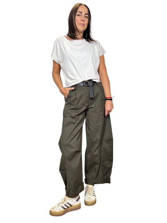 PANTALONE BALOON CON CUCITURE A VISTA HAVEONE