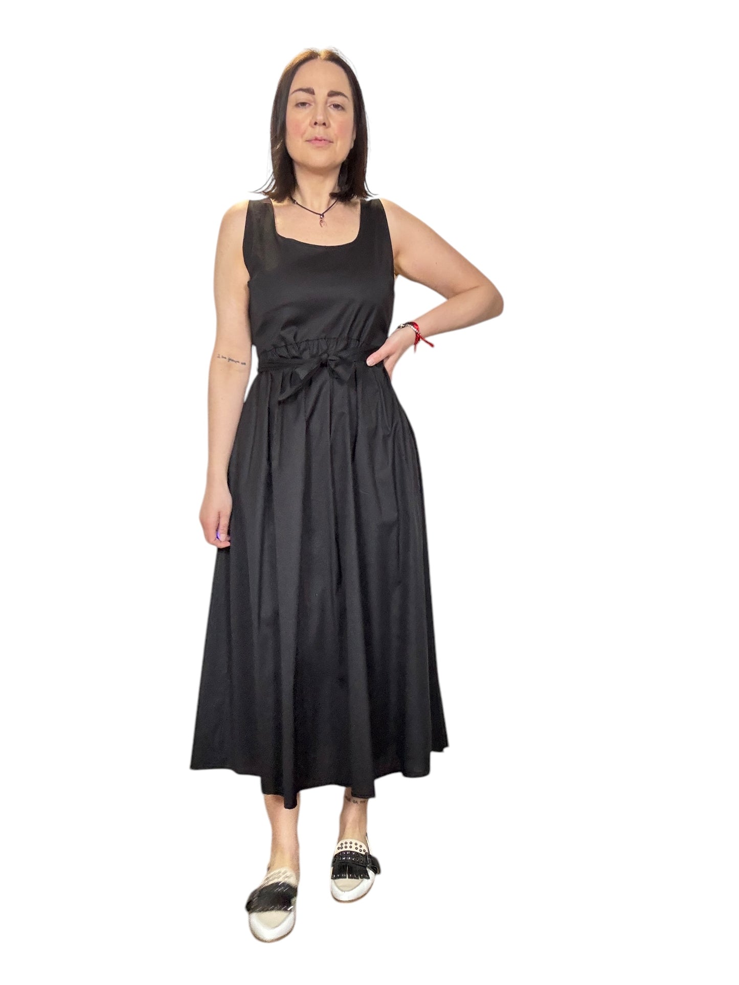 ABITO MIDI SCOLLO QUADRO SUSY MIX