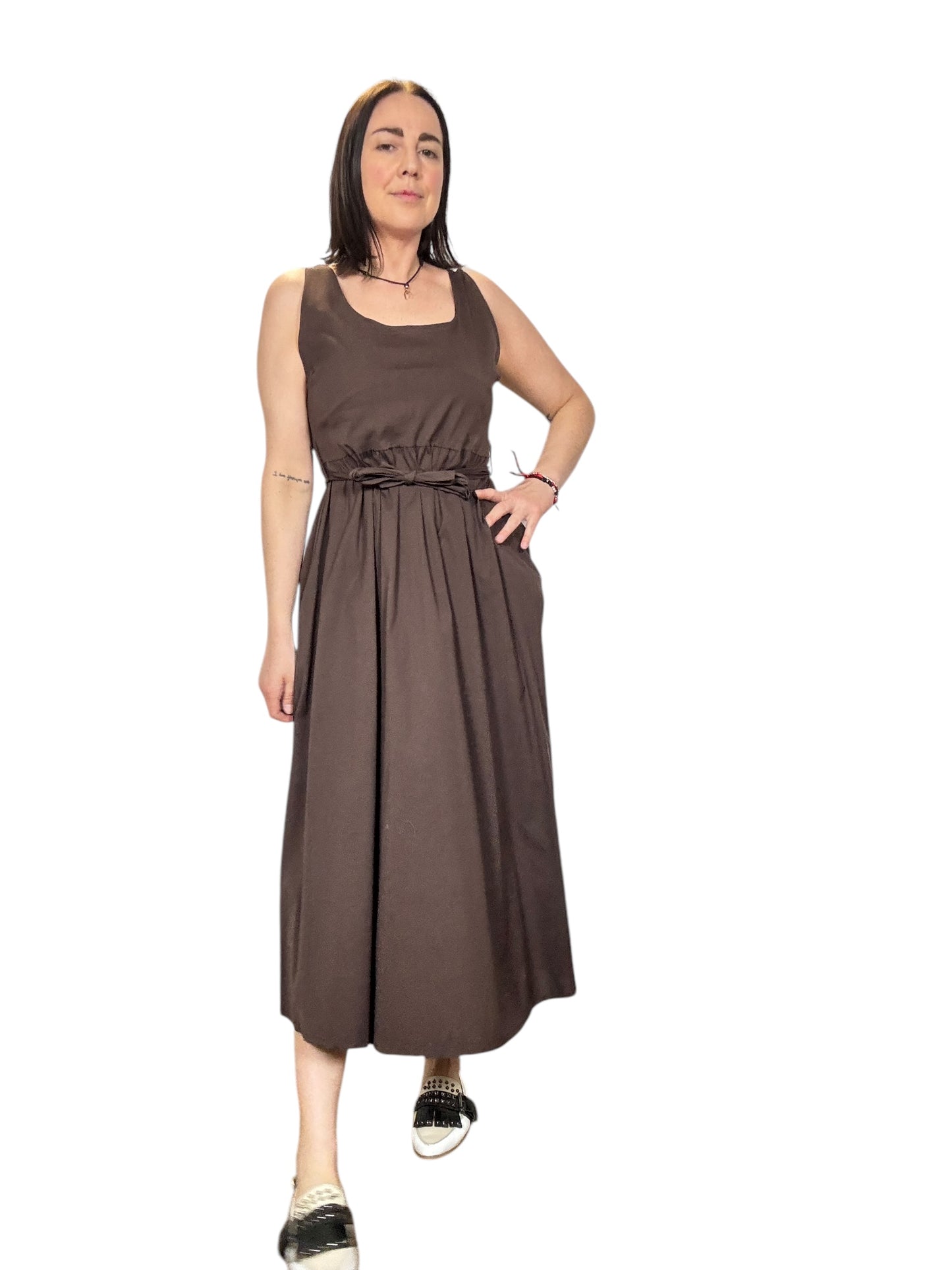 ABITO MIDI SCOLLO QUADRO SUSY MIX