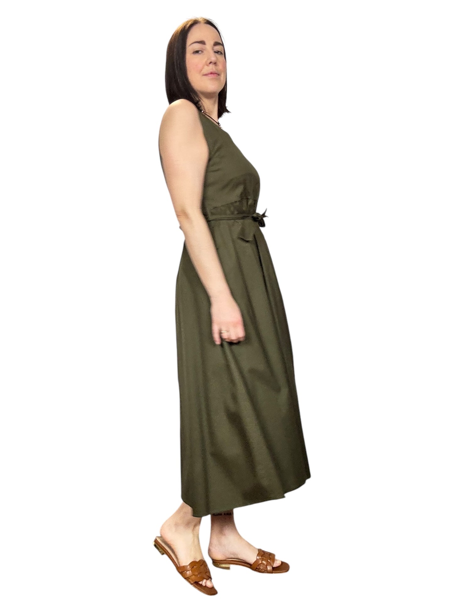 ABITO MIDI SCOLLO QUADRO SUSY MIX