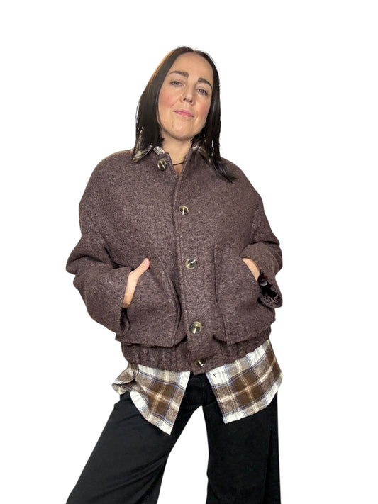 BOMBER IN LANA COTTA VICOLO