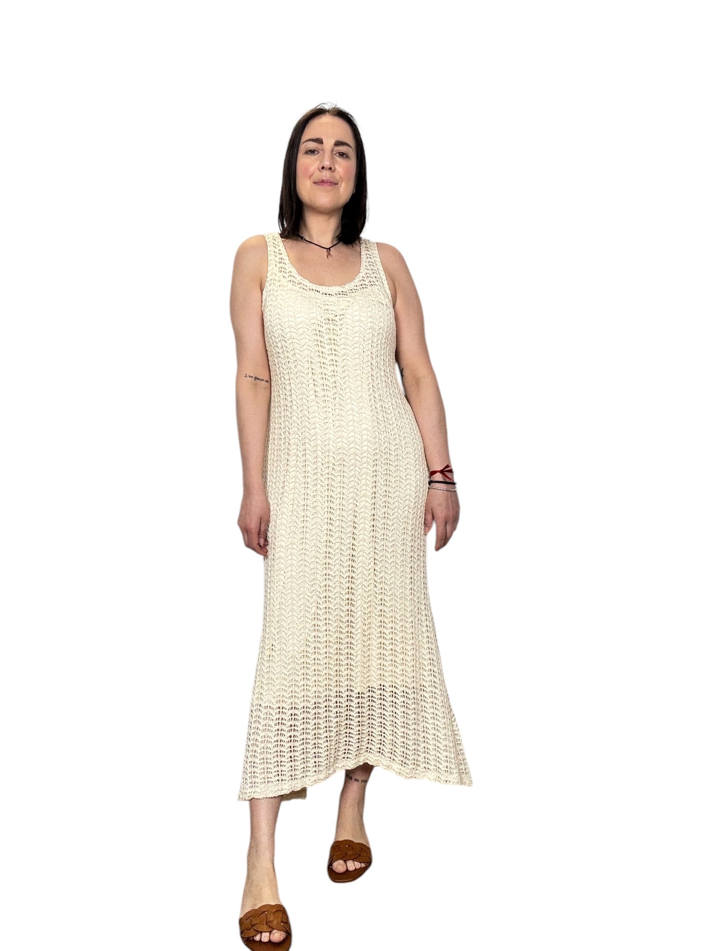 ABITO SMANICATO IN CROCHET SUSY MIX