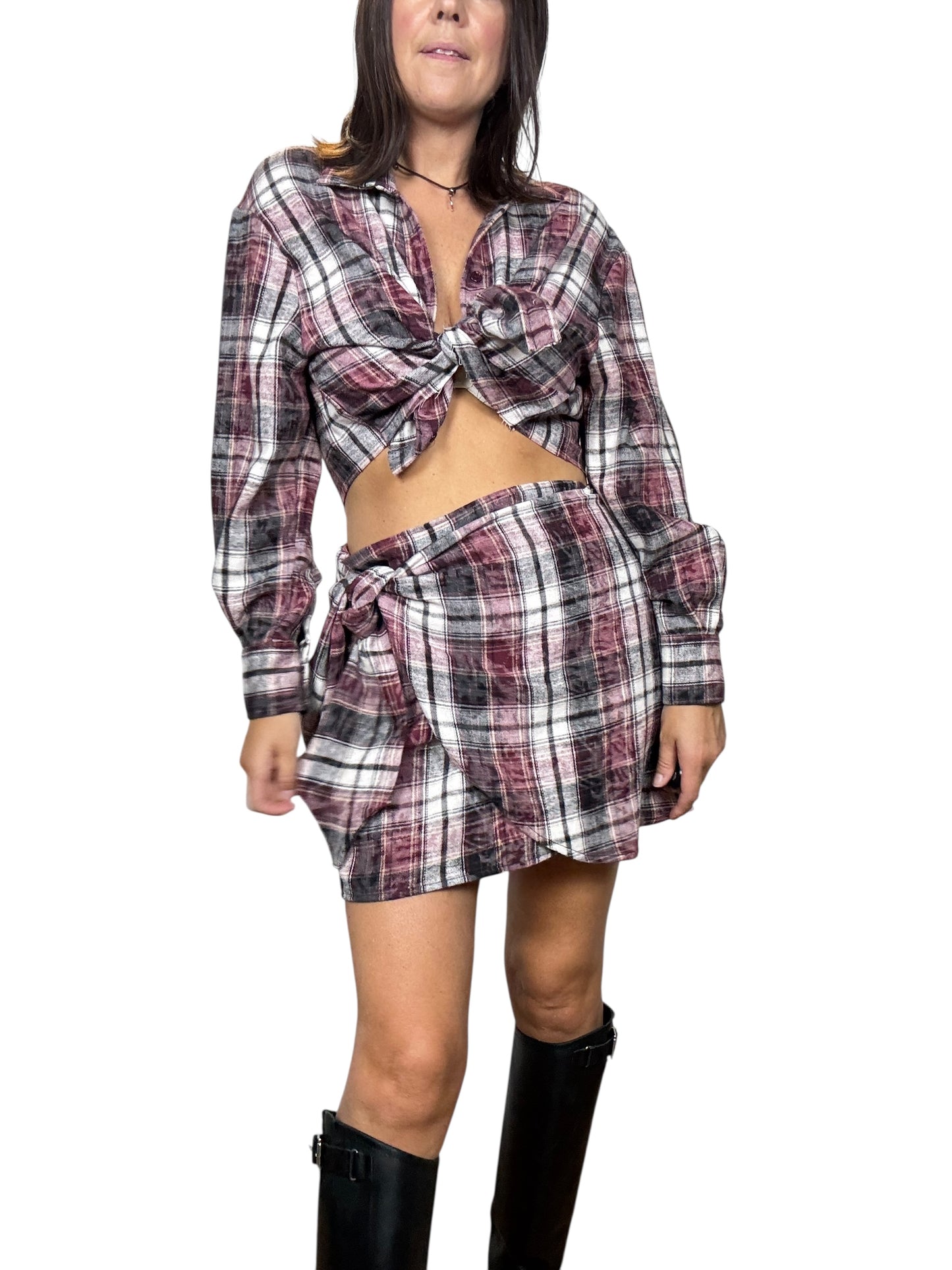 CAMICIA CHECK A PORTAFOGLIO VICOLO