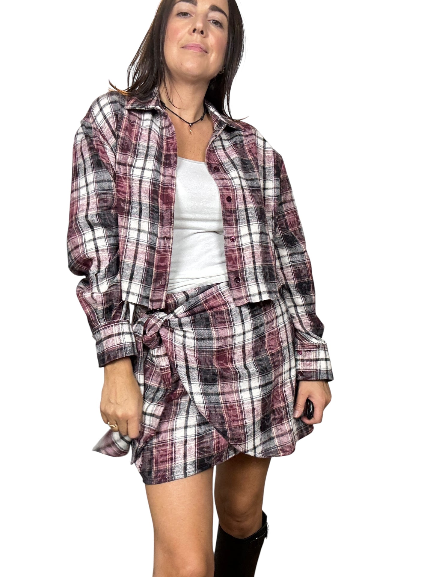 CAMICIA CHECK A PORTAFOGLIO VICOLO