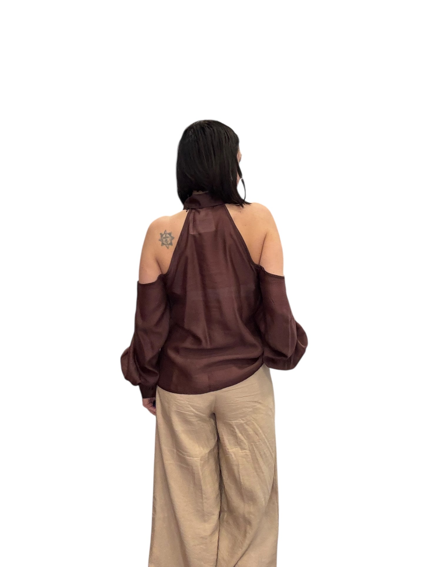 CAMICIA CUT OUT SPALLE TENSIONE IN