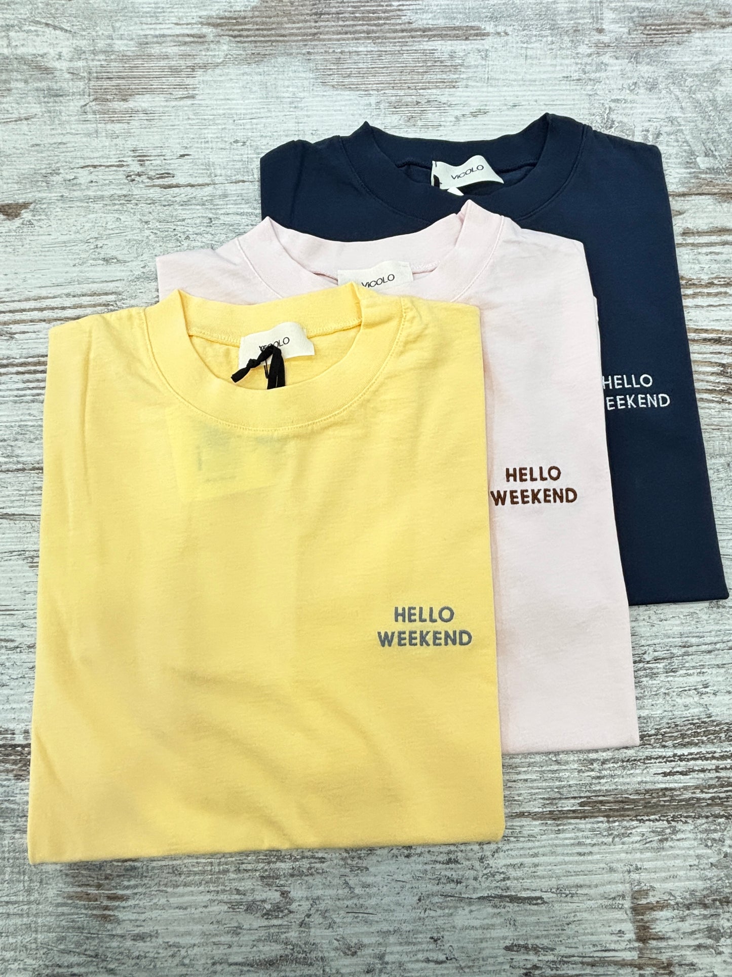 T-SHIRT HELLO WEEK END