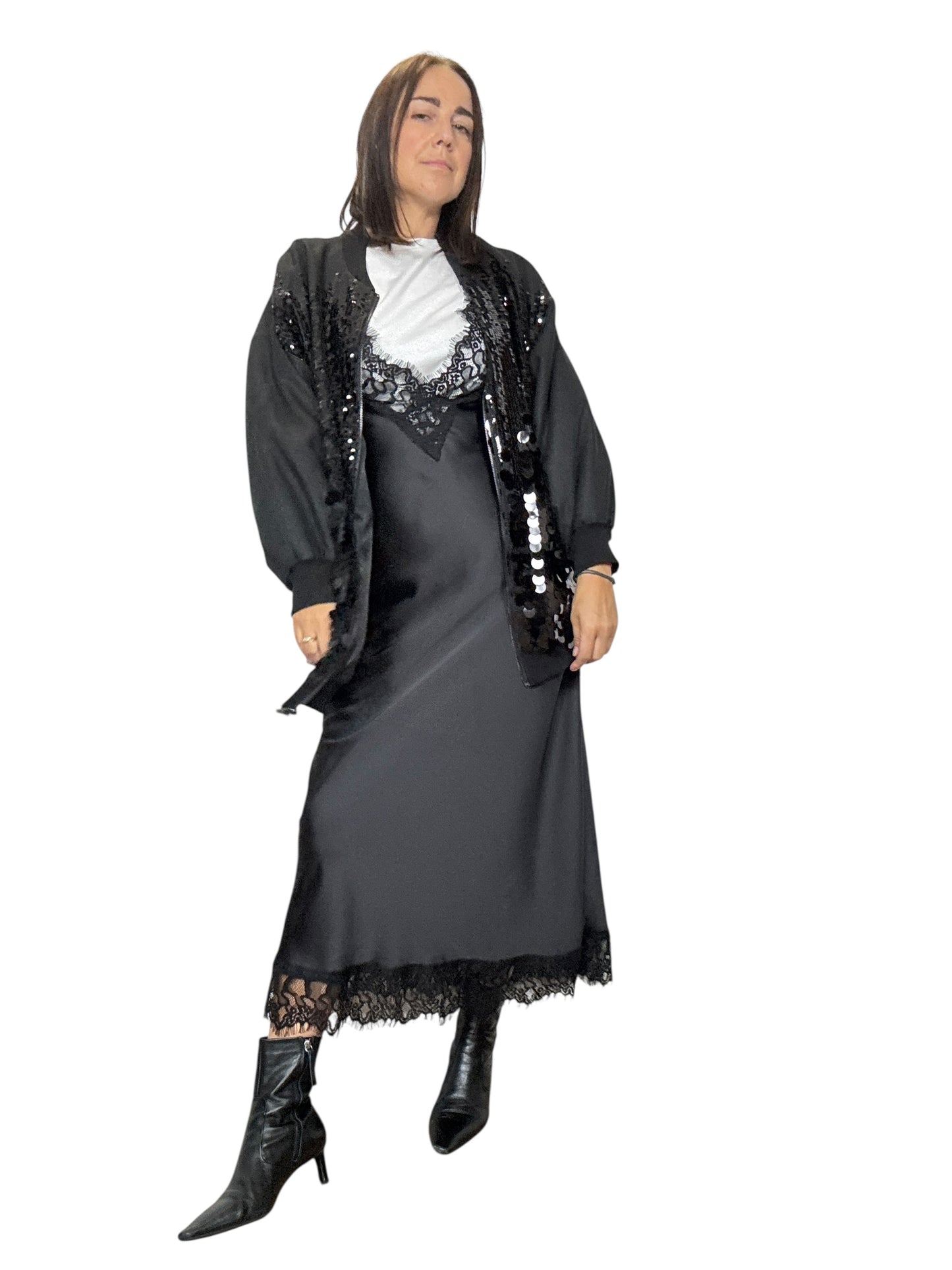 BOMBER PAILLETTES SUSY MIX