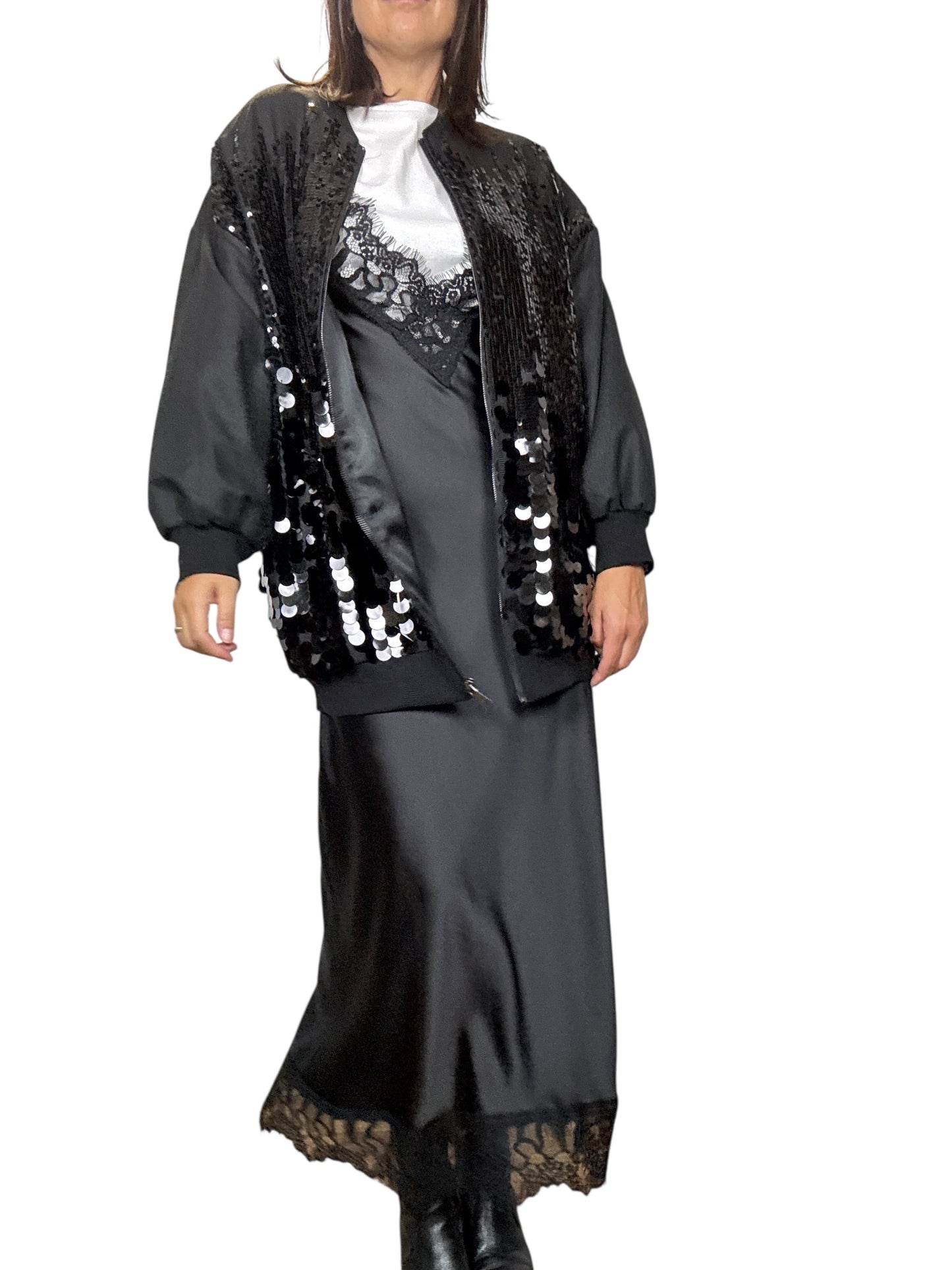 BOMBER PAILLETTES SUSY MIX