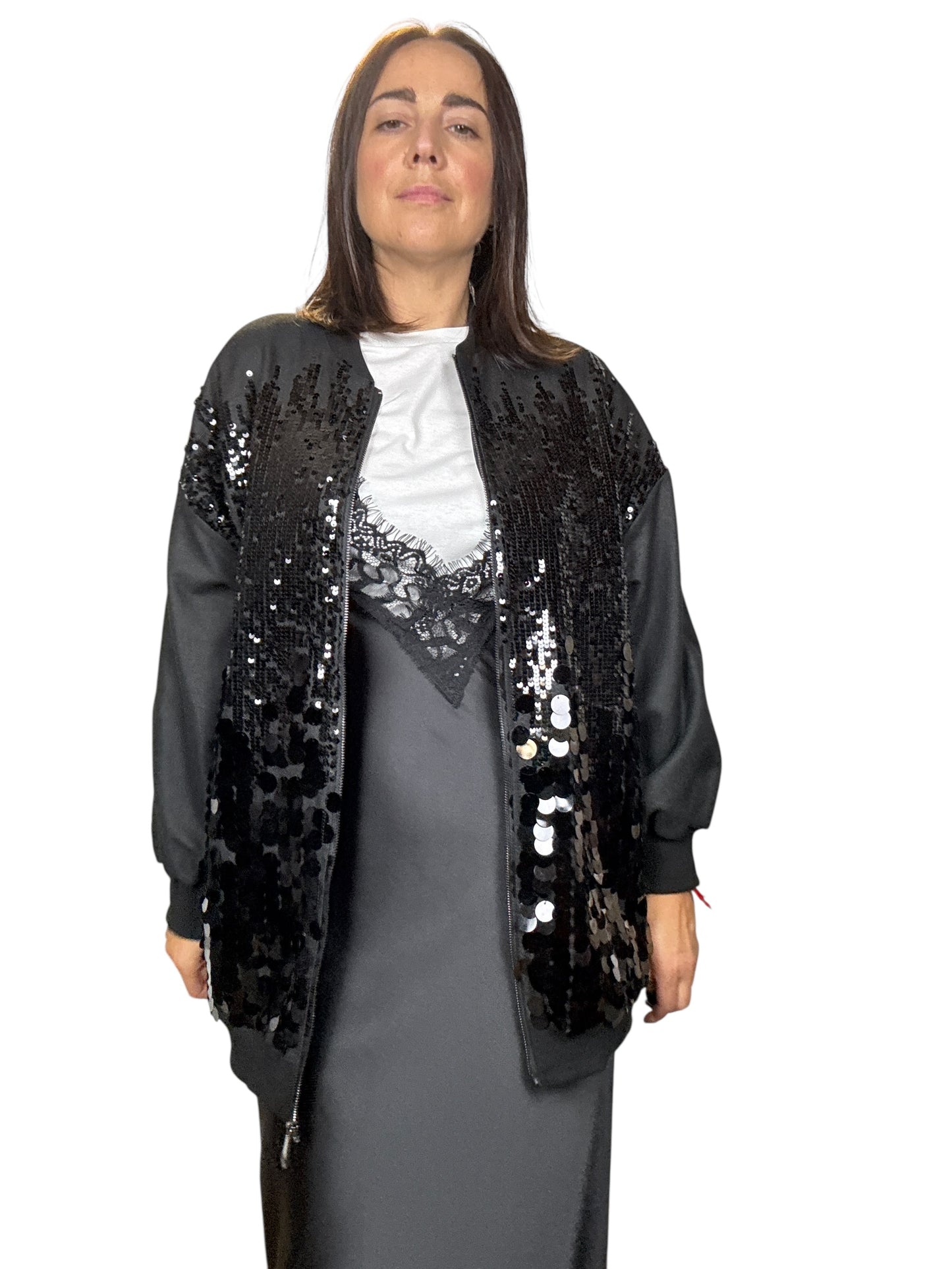 BOMBER PAILLETTES SUSY MIX