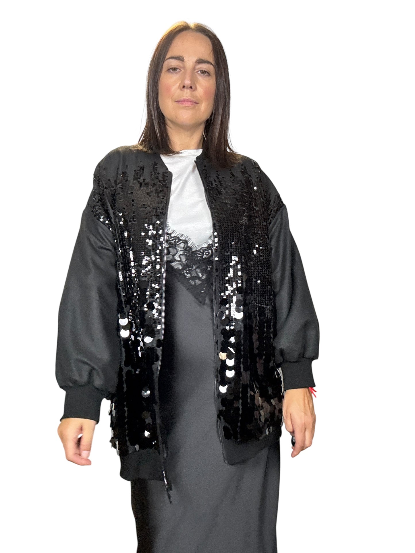 BOMBER PAILLETTES SUSY MIX
