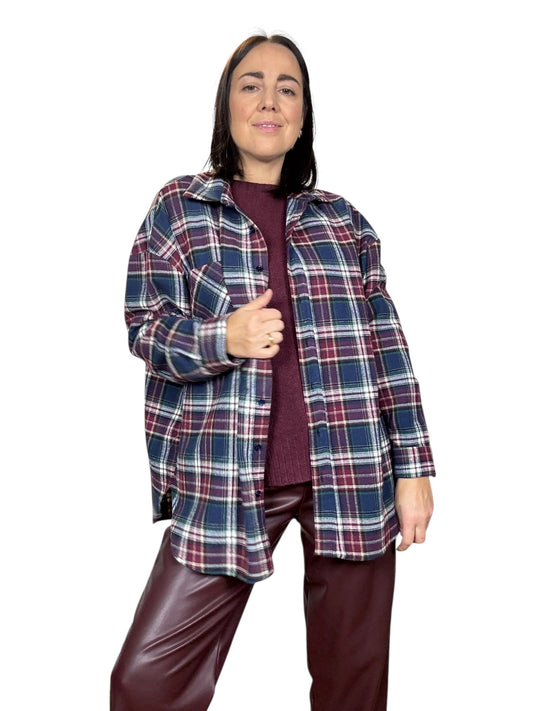 CAMICIA CHECK CON ETICHETTA VICOLO