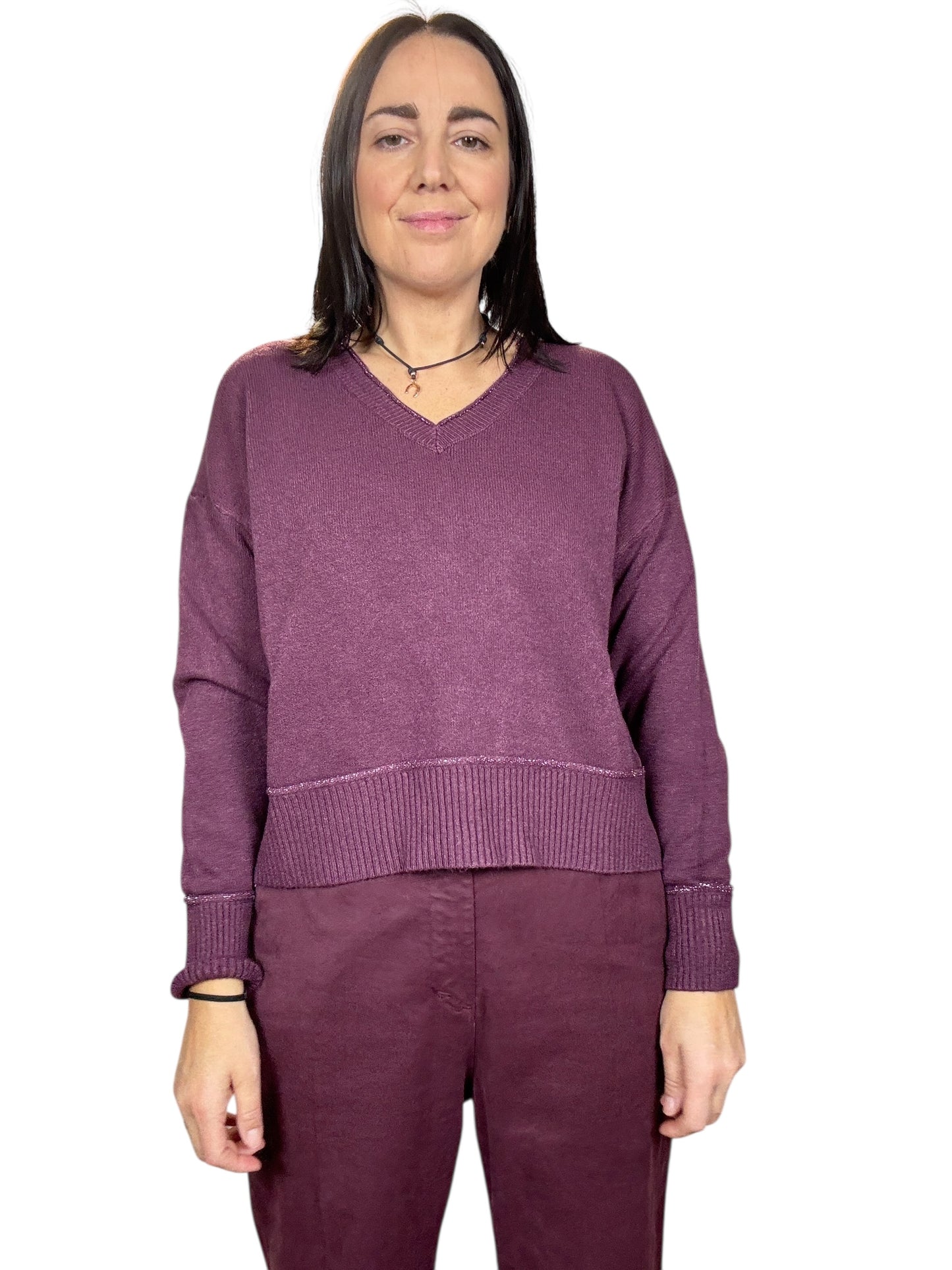 MAGLIA SCOLLO A V CON PROFILO SUSY MIX