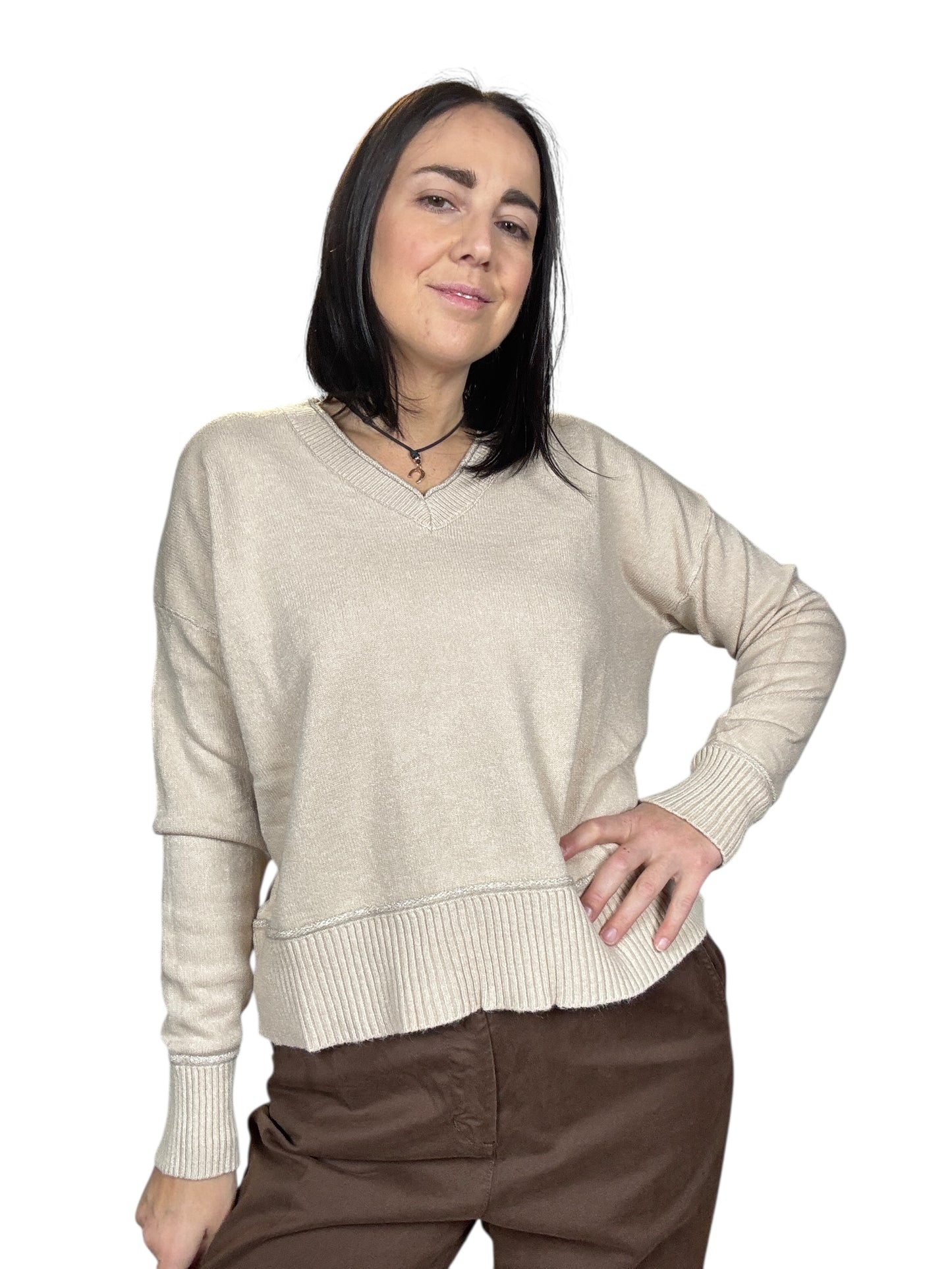 MAGLIA SCOLLO A V CON PROFILO SUSY MIX