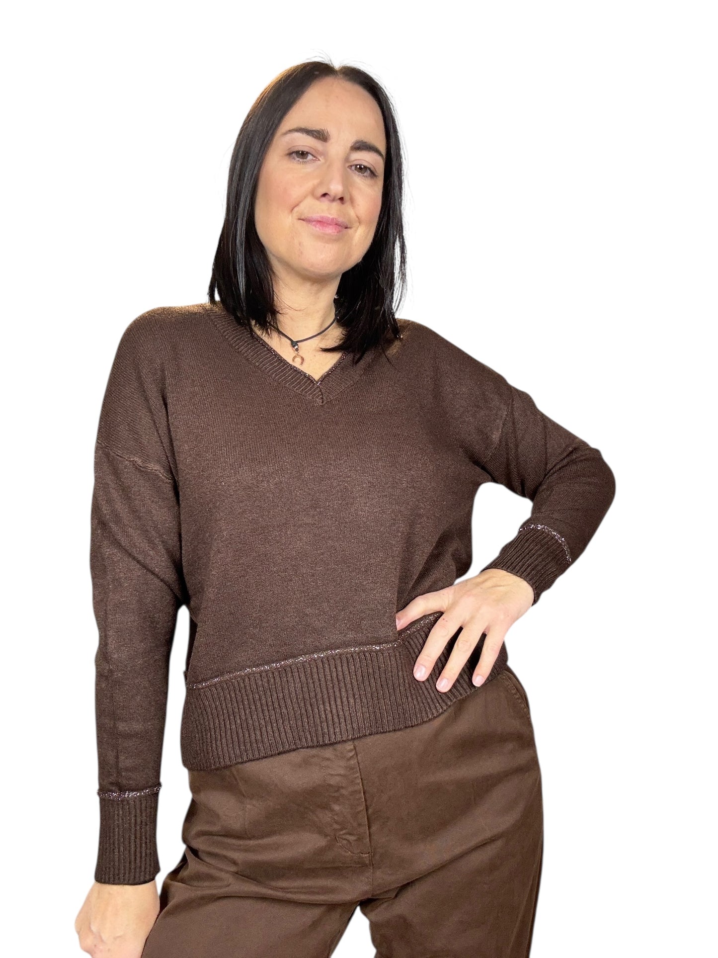 MAGLIA SCOLLO A V CON PROFILO SUSY MIX