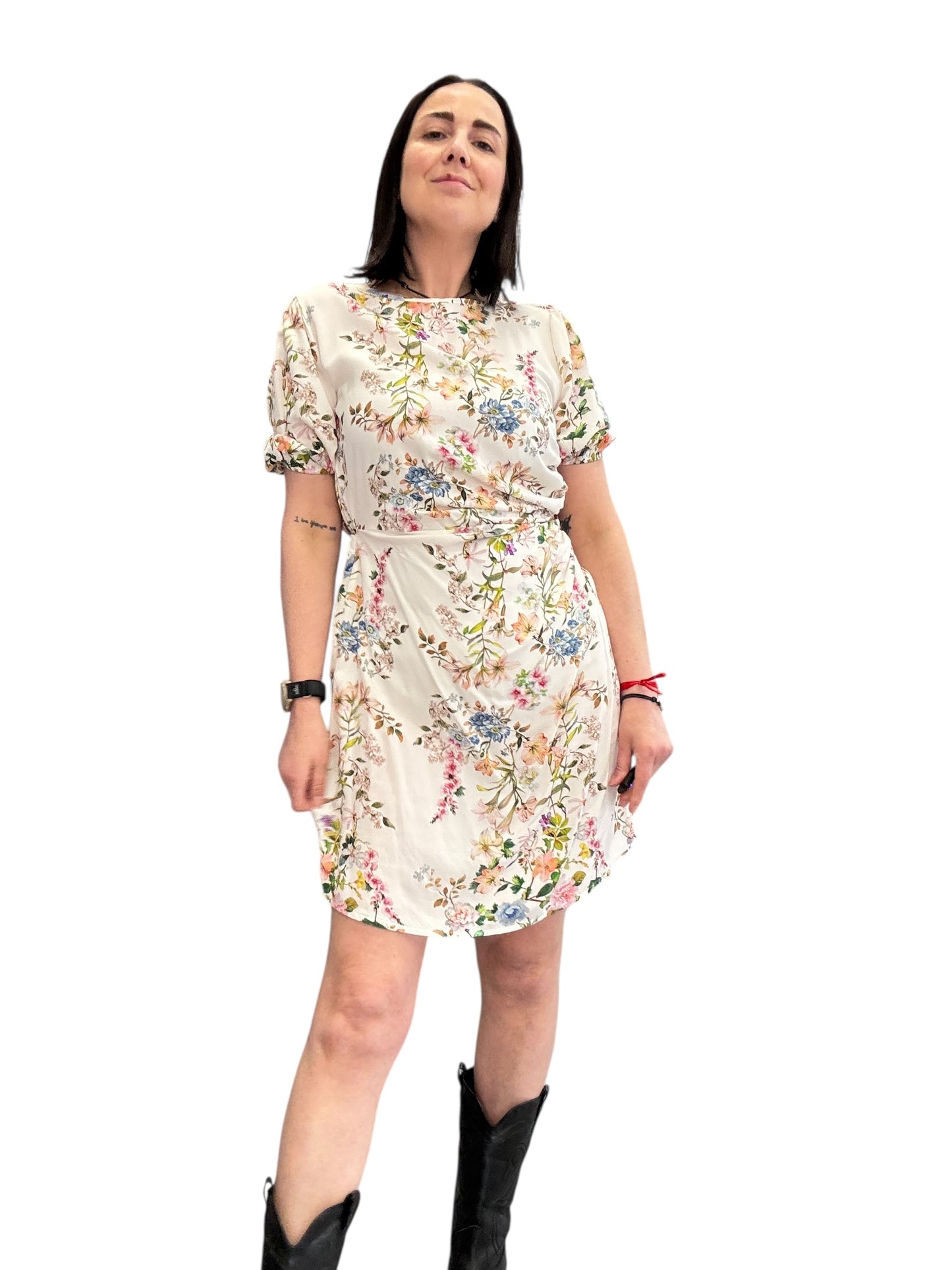 ABITO CORTO DRAPPEGGIATO SUSY MIX