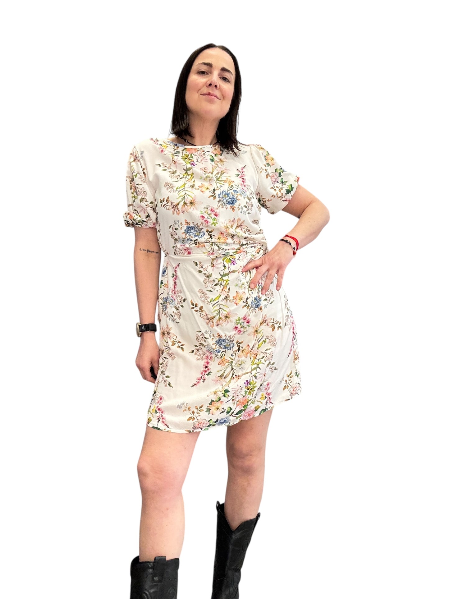 ABITO CORTO DRAPPEGGIATO SUSY MIX