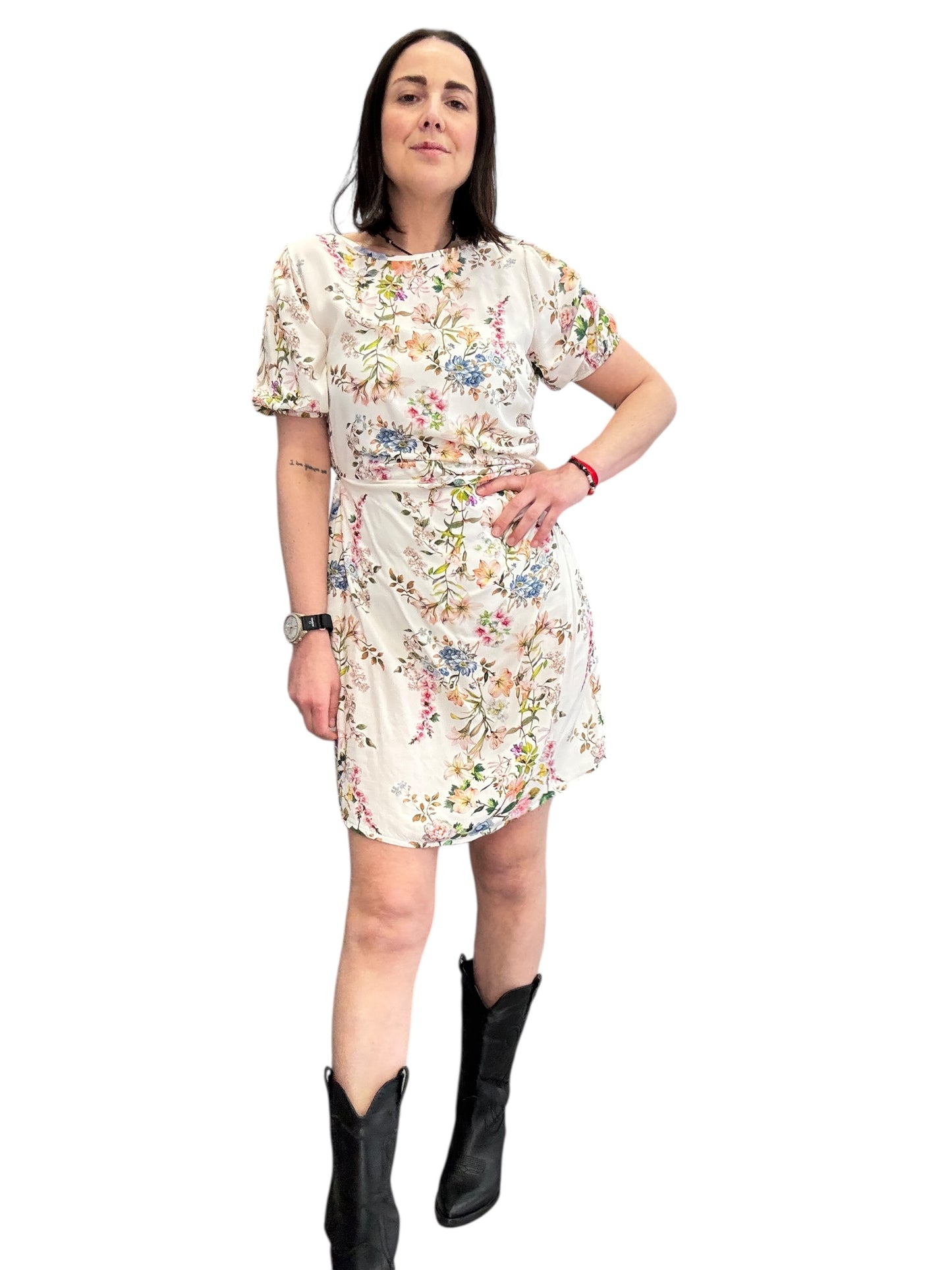 ABITO CORTO DRAPPEGGIATO SUSY MIX