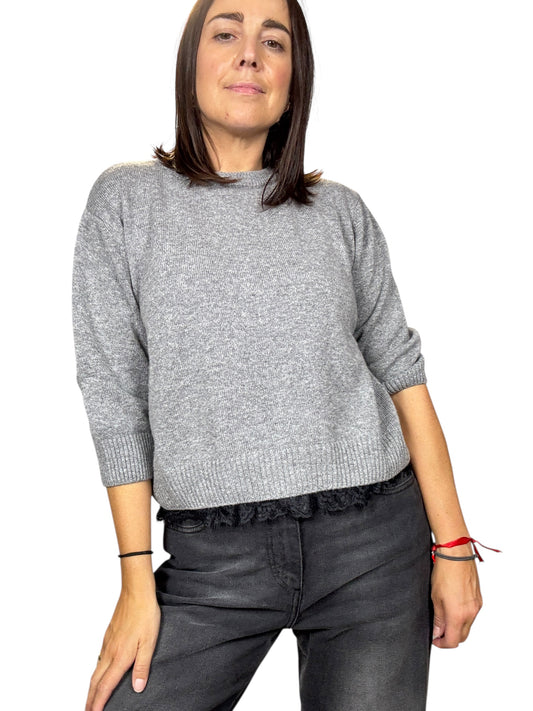 MAGLIA PIZZO TENSIONE IN