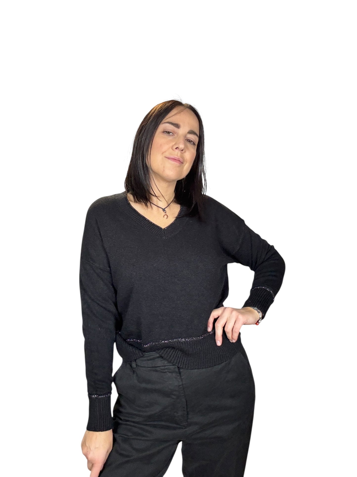 MAGLIA SCOLLO A V CON PROFILO SUSY MIX