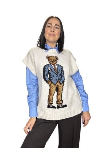 GILET CON ORSETTO HAVEONE - XE BLU ABBIGLIAMENTO