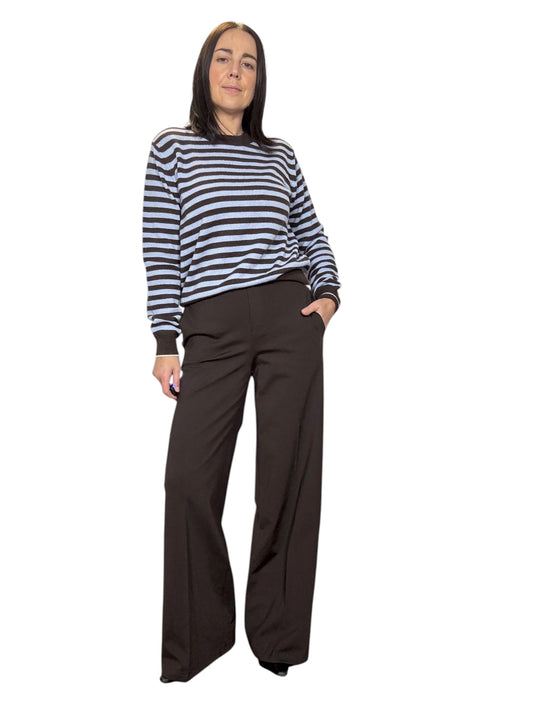 PANTALONE IN PUNTO MILANO GAMBA DRITTA TENSIONE IN