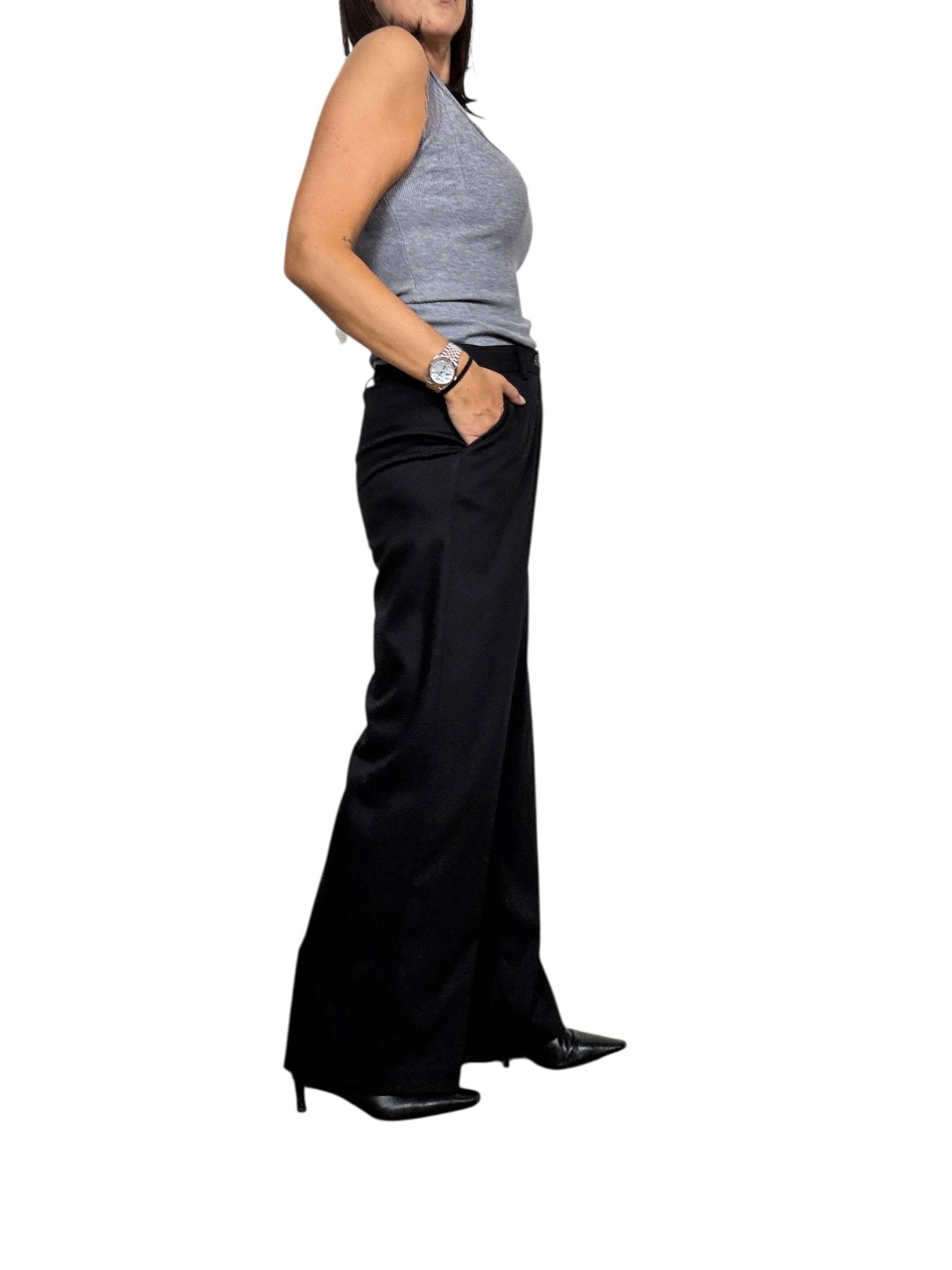 PANTALONE A PALAZZO BASIC SUSY MIX - XE BLU ABBIGLIAMENTO