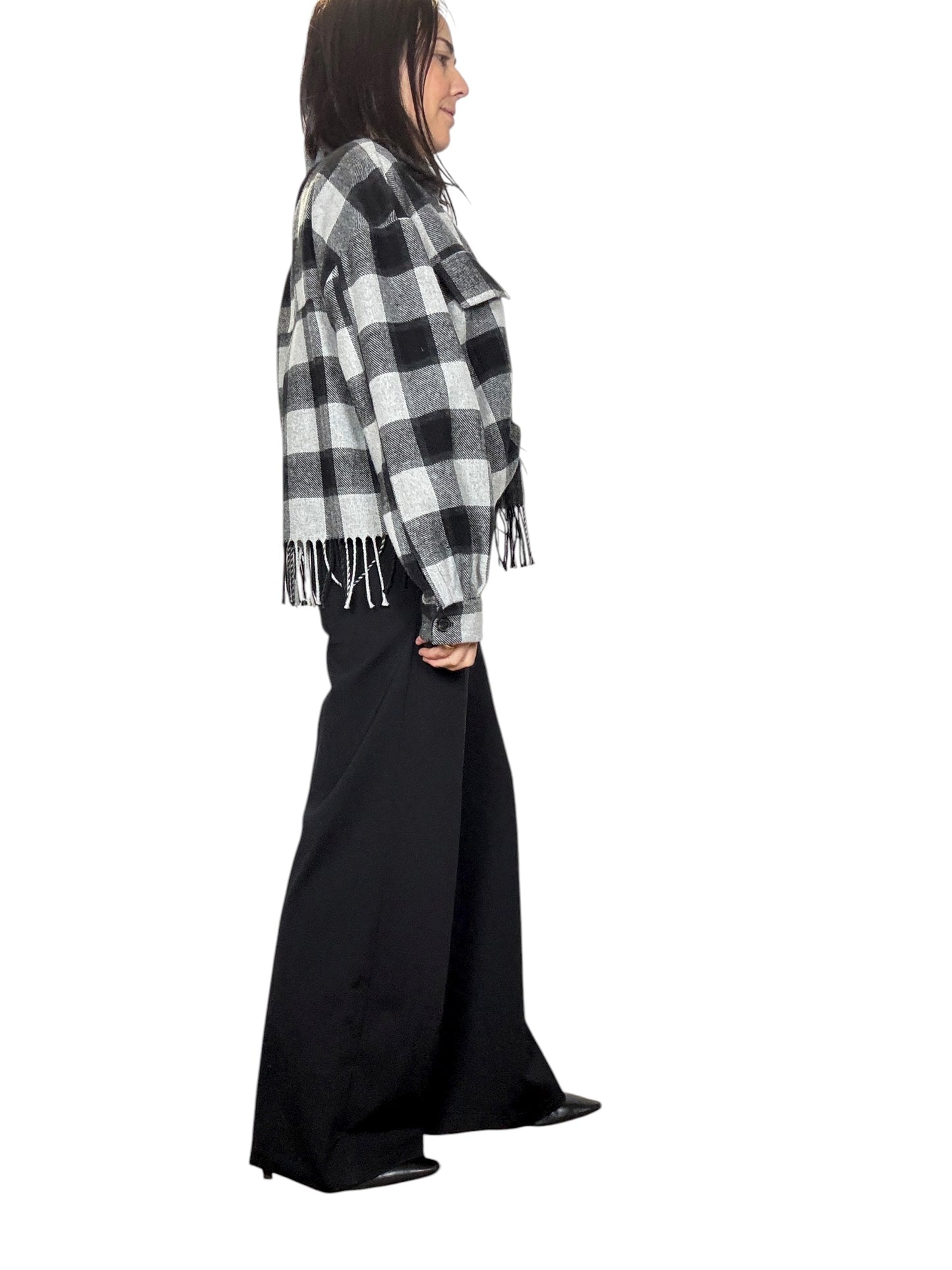 PANTALONE IN PUNTO MILANO GAMBA DRITTA TENSIONE IN