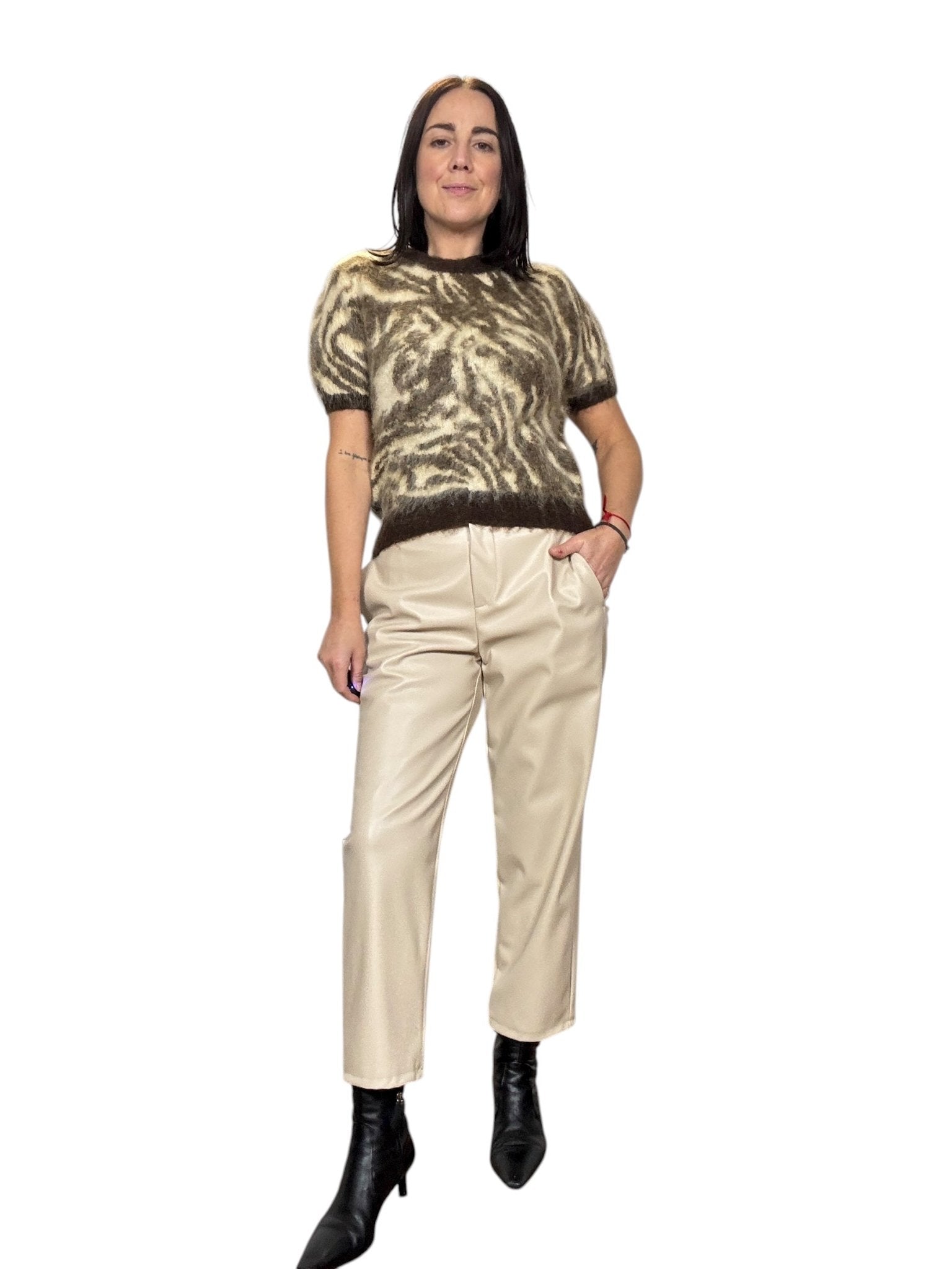 MAGLIA ZEBRATA VICOLO - XE BLU ABBIGLIAMENTO