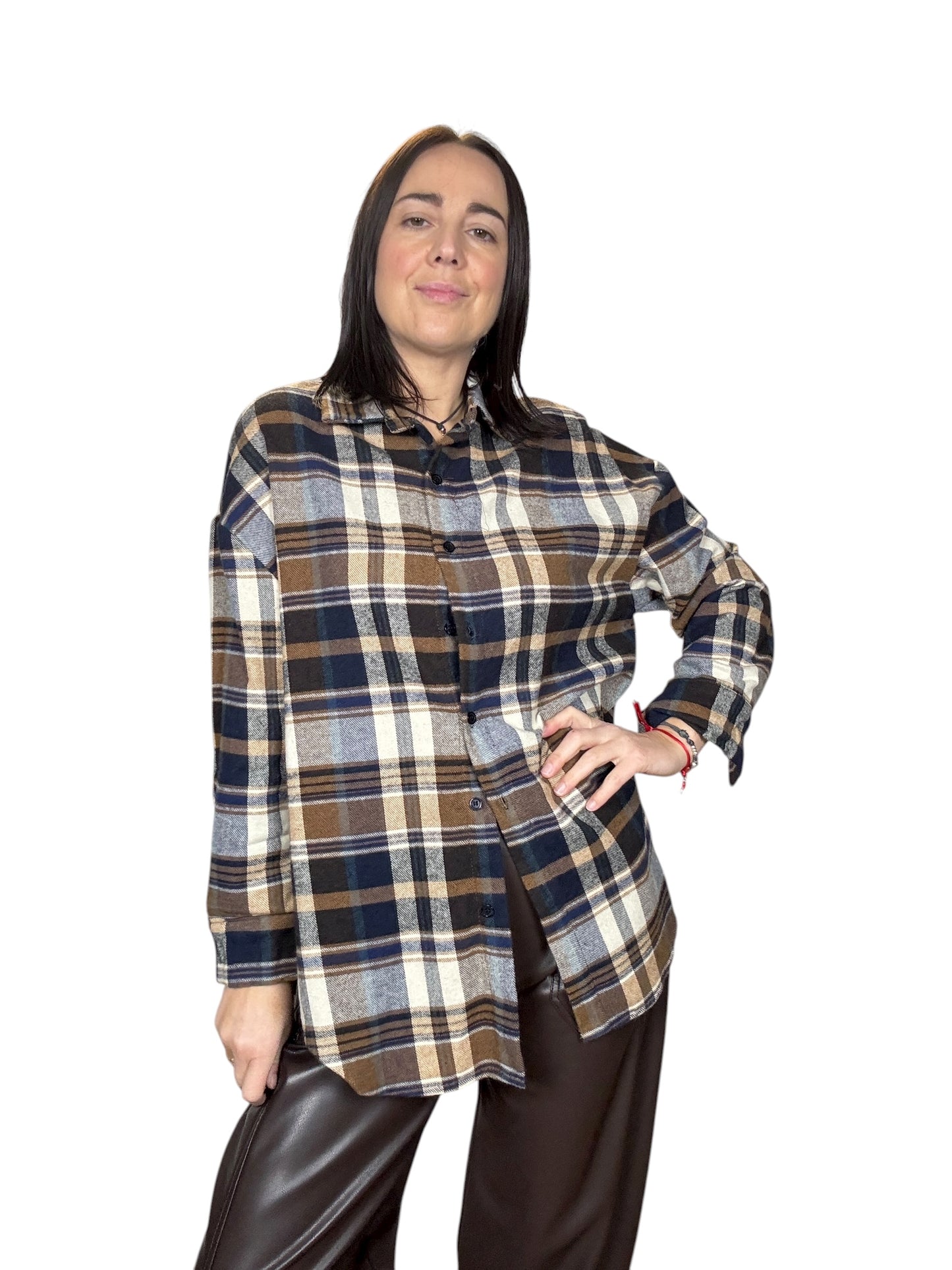CAMICIA CHECK OVER SUSY MIX