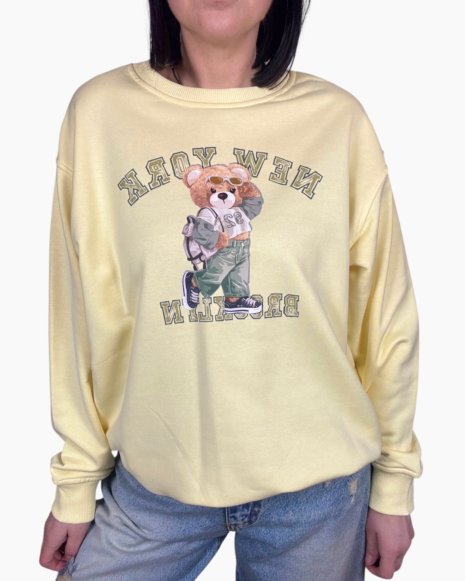 FELPA ORSETTO DIXIE - XE BLU ABBIGLIAMENTO