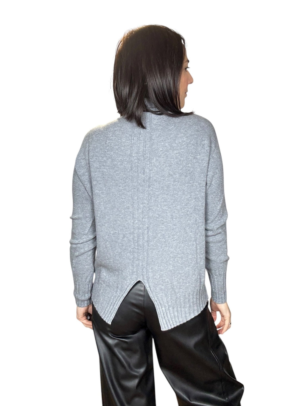 MAGLIA CON SPACCO SUSY MIX - XE BLU ABBIGLIAMENTO