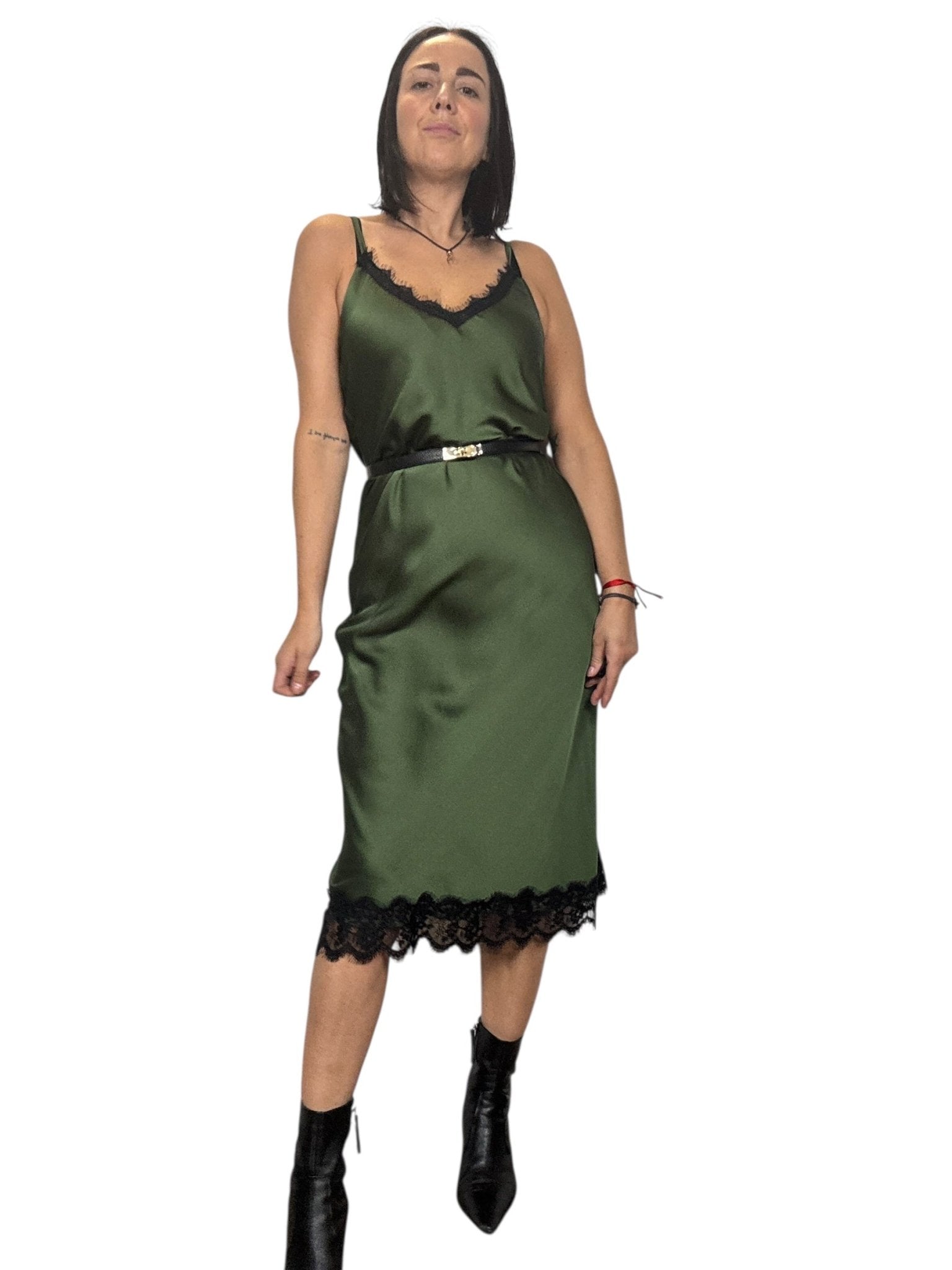 ABITO LINGERIE MIDI SUSY MIX - XE BLU ABBIGLIAMENTO